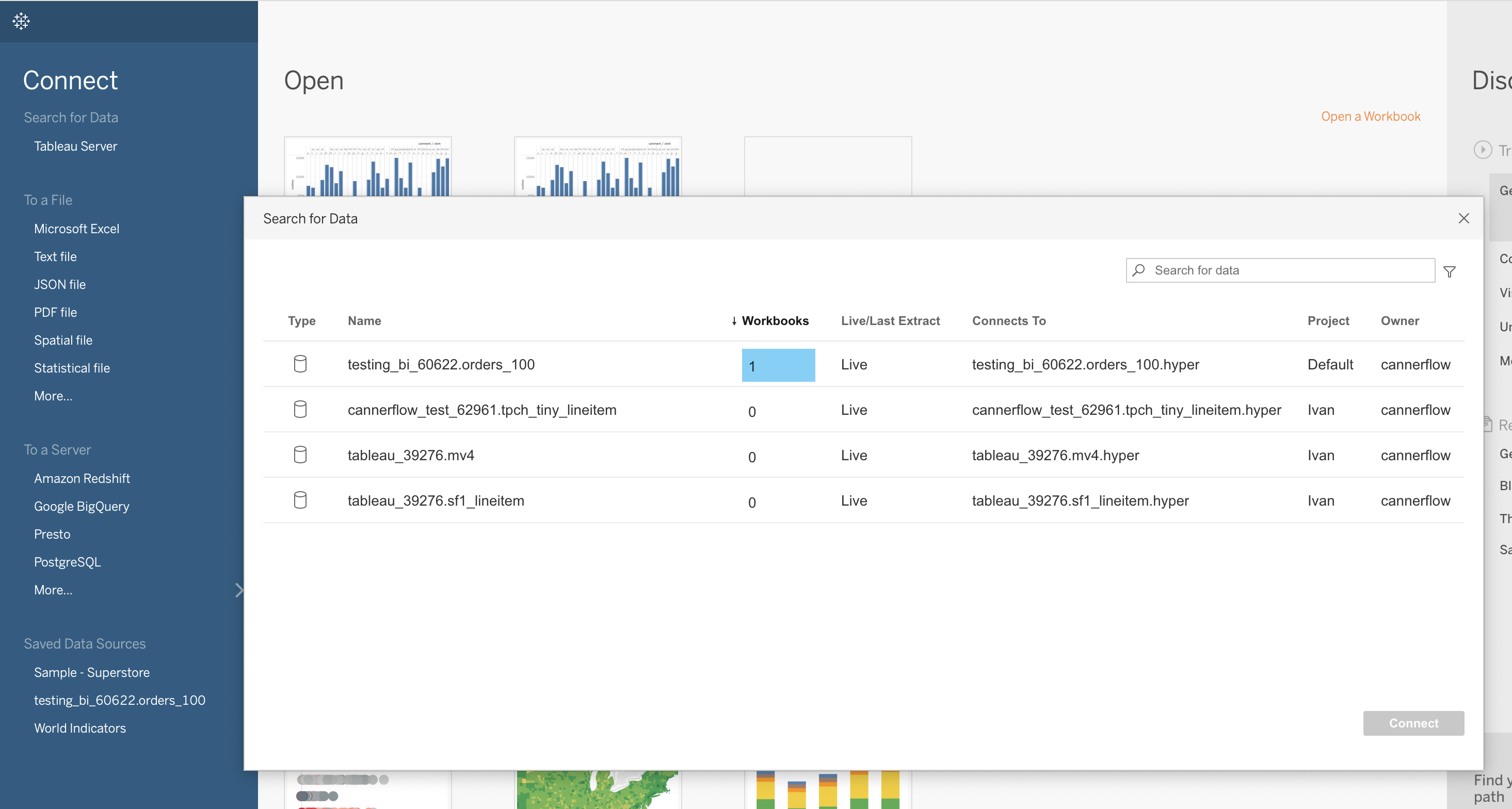 tableau-desktop-connect